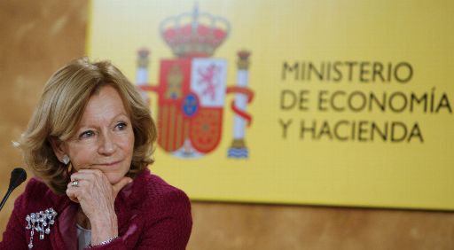 Spaniens Wirtschafts- und Finanzministerin Elena Salgado hält Übergreifen der Krise auf ihr Land für ausgeschlossen