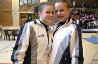 Céline Balter und VDT-Meisterin Louisa Sarlette