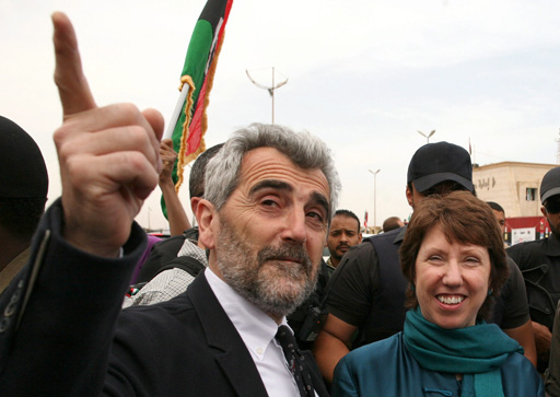 Koordinator Agostino Miozzo mit Catherine Ashton