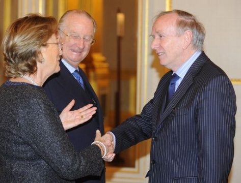 Der deutsche Botschafter Dr. Reinhard Bettzuege beim Neujahrsempfang im Königlichen Palast am 18. Januar 2011