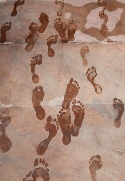 Wir hinterlassen Spuren