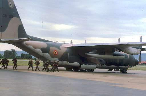 Eine belgische Hercules C-130
