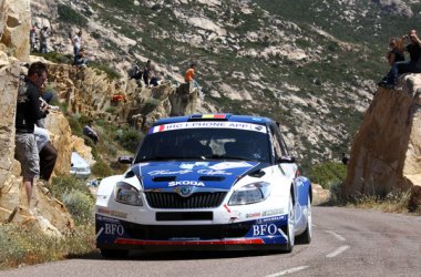 Korsika-Rallye: Freddy Loix und Frédéric Miclotte im Skoda Fabia S2000