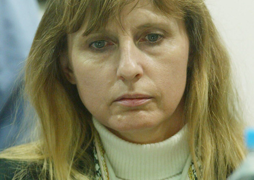 Michelle Martin beim Dutroux-Prozess im Jahr 2004