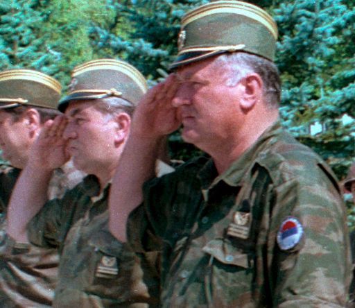 Ratko Mladic 1995 (rechts)