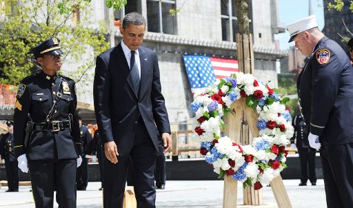 Barack Obama besucht Ground Zero