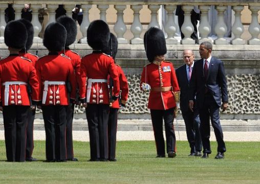 Der Herzog von Edinburgh und Präsident Obama
