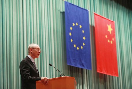 EU-Ratspräsident Herman Van Rompuy in China