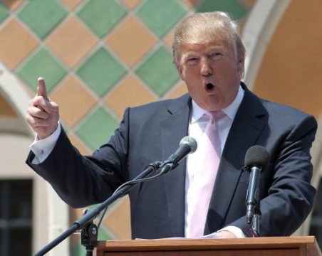 Medienmogul Donald Trump bei einer Wahlveranstaltung in Florida