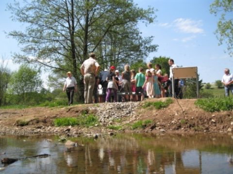 Eröffnung des neuen Wasserlehrpfades in Manderfeld