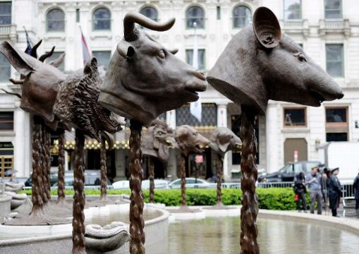 Die Skulptur von Ai Weiwei