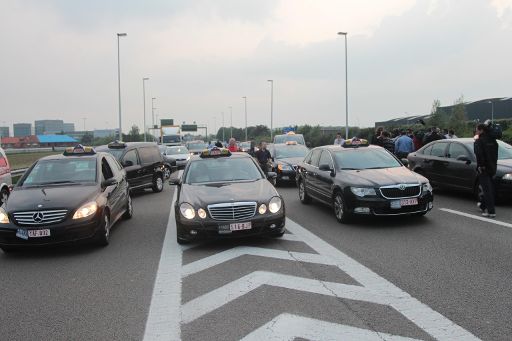 Streik der Brüsseler Taxifahrer nach Schießerei auf einen Kollegen in Zaventem