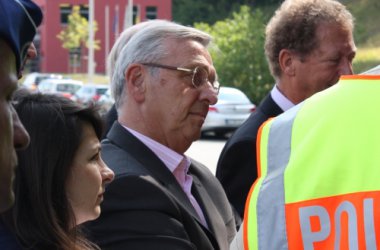 Großkontrolle der Polizei wegen EU-Delegation