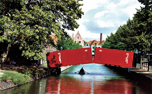 Luc Deleu: Hoorn-Brücke
