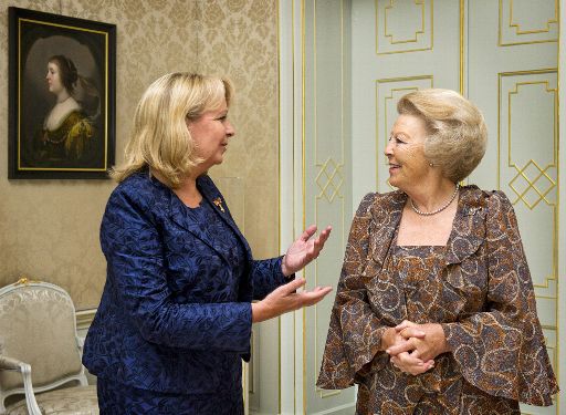 Hannelore Kraft und Königin Beatrix