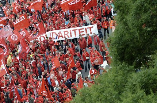 Protest in Luxemburg