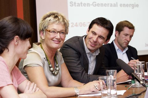 Die Minister Van den Bossche, Huytebroeck, Nollet und Magnette