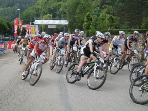Mountainbike-Rennen in Malmedy