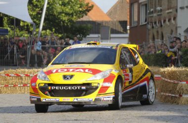 Thierry Neuville im Peugeot 207 S2000 in Ypern - Shakedown