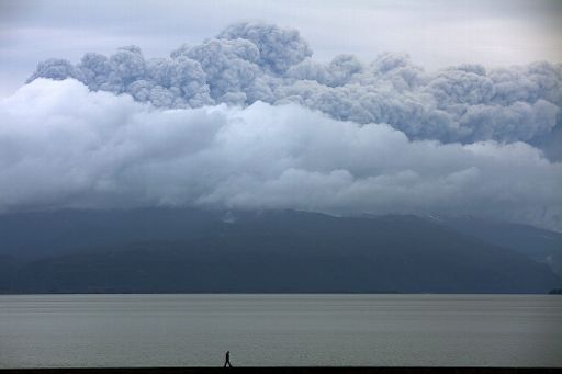 Vulkanasche über Chile