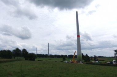 Wind Day - In Weismes entsteht zur Zeit ein Windpark