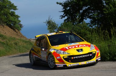 Yalta-Rallye: Thierry Neuville im Peugeot 207