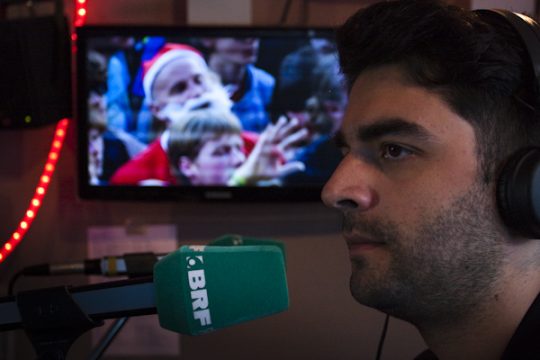 Rock Werchter: Mickael von Goose bei BRF1 - Bild: Frederic Biegmann