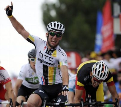 Tour de France: Der Brite Mark Cavendish ist Etappensieger, Philippe Gilbert Zweiter