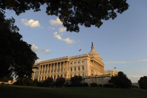Kapitol in Washington - Senat soll im US-Finanzstreit abstimmen