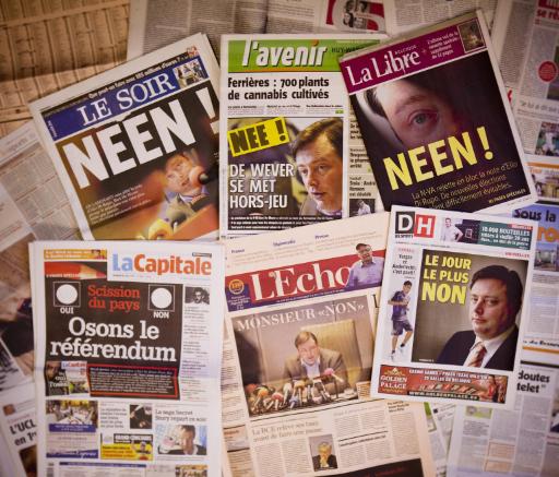 Das Nein von Bart de Wever in der Presse