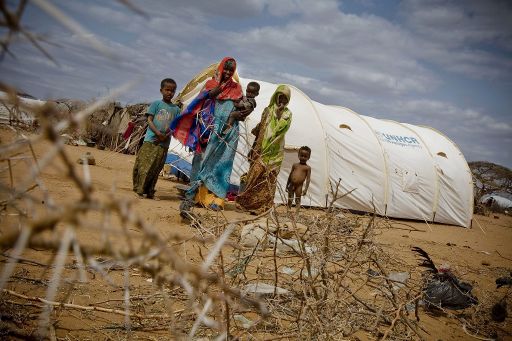 Hunger-Flüchtlinge aus Somalia