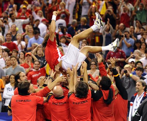 Das spanische Team um David Ferrer gewinnt den Davis Cup