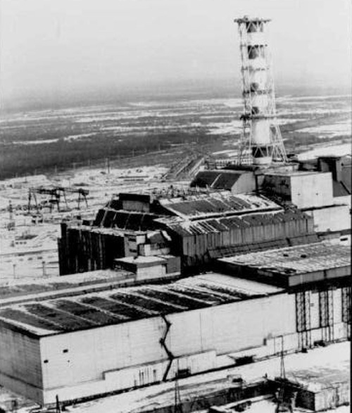 AKW Tschernobyl (Bild vom März 1992)