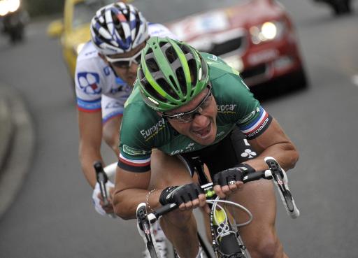 Thomas Voeckler vor Jeremy Roy