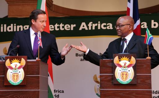 David Cameron und Jacob Zuma