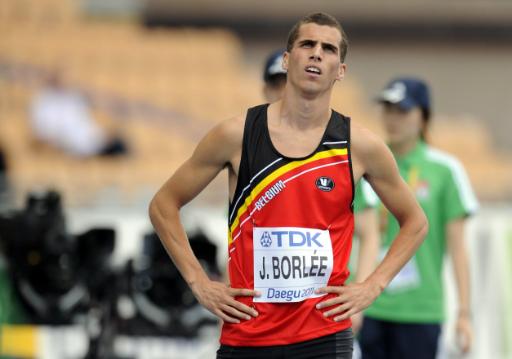 Jonathan Borlée nach dem 400-Meter-Lauf bei der WM im südkoreanischen Daegu
