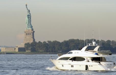 Die Freiheitsstatue in New York