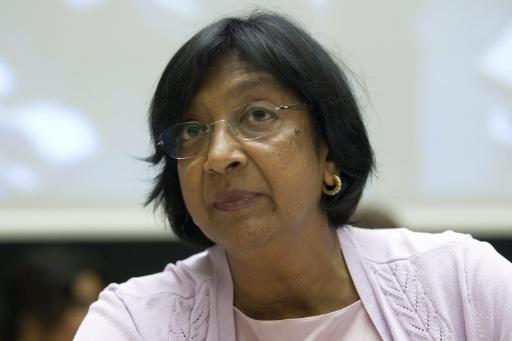 UN-Hochkommissarin für Menschenrechte, Navi Pillay, in Genf