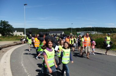 Protestaktion der Bürgerinitiative Kaiserbaracke