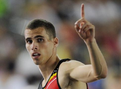 Kevin Borlée nach dem Halbfinale in Daegu