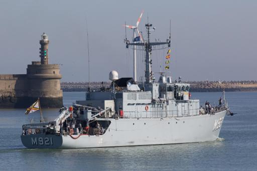 Das belgische Minenjagdboot LOBELIA (M921)