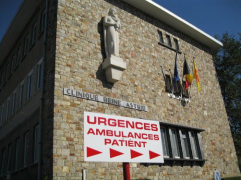 Eingang zur Notaufnahme Malmedy