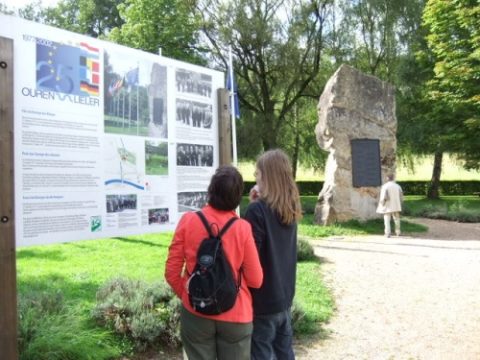 Aktionstag am Europadenkmal in Ouren