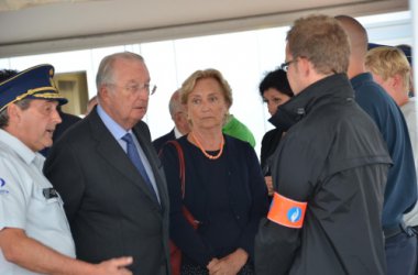 Besuch von König Albert und Königin Paola auf dem Pukkelpop-Gelände