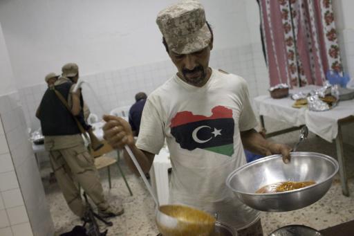 Nachschub für die Rebellen: Die Küche der "Tripoli Brigade" im Zentrum von Tripolis