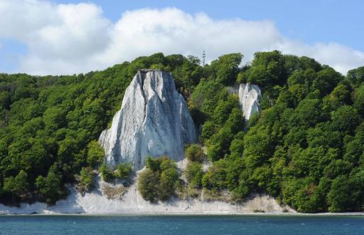 Die berühmten Kreidefelsen der Insel Rügen