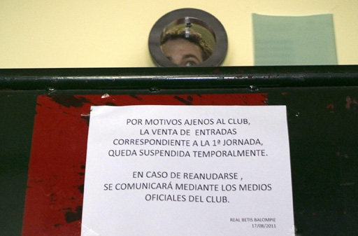 Benito Villamarin Stadion in Sevilla: Kartenverkauf eingestellt (19. August)