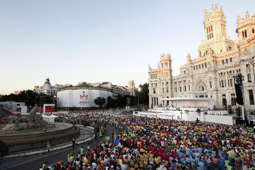 Eröffnungsmesse des Weltjugendtages in Madrid (16. August)