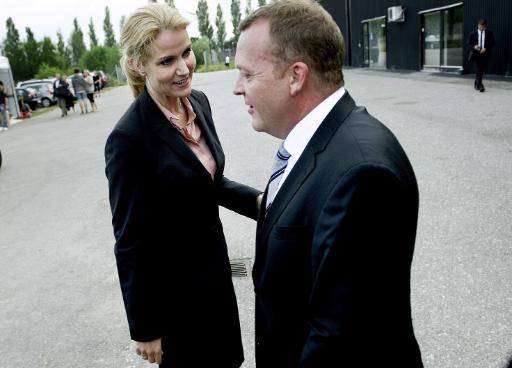 Lars Lokke Rasmussen und Helle Thorning-Schmidt