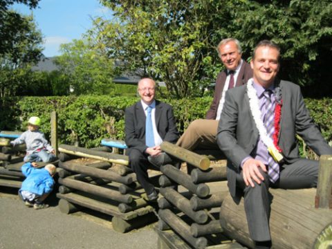 Emil Dannemark, Alfons Bodarwé und Oliver Paasch